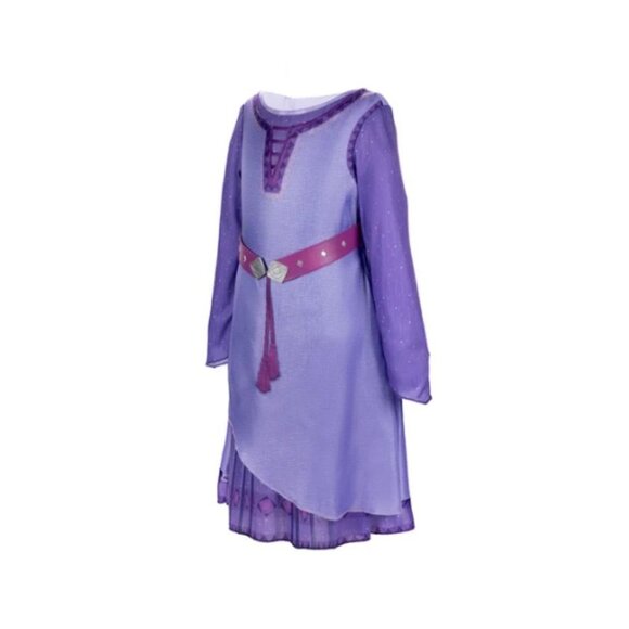 DISNEY WISH ASHA Adventure Dress Girls 4-6X Purple Costume New-Size 4-6x - Picture 3 of 5